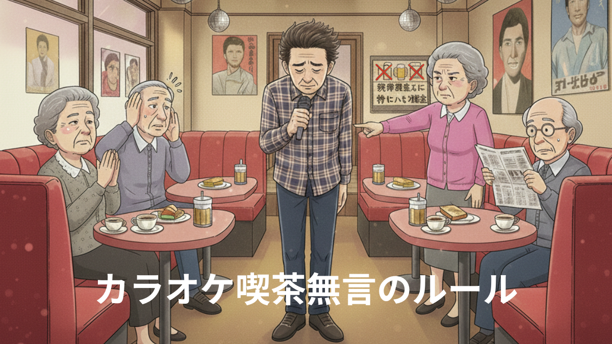 カラオケ喫茶での無言ルール